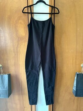 Forever 21 Black Slim-Strap Jumpsuit